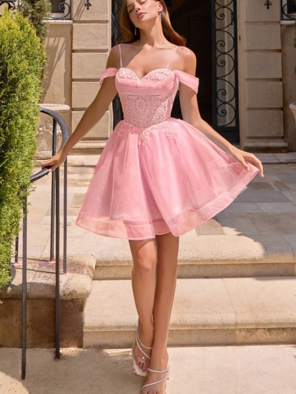NEW SHORT FORMAL HOMECOMING DRESS. EMERALD GREEN OFF WHITE BLUE PINK SILVER PROM